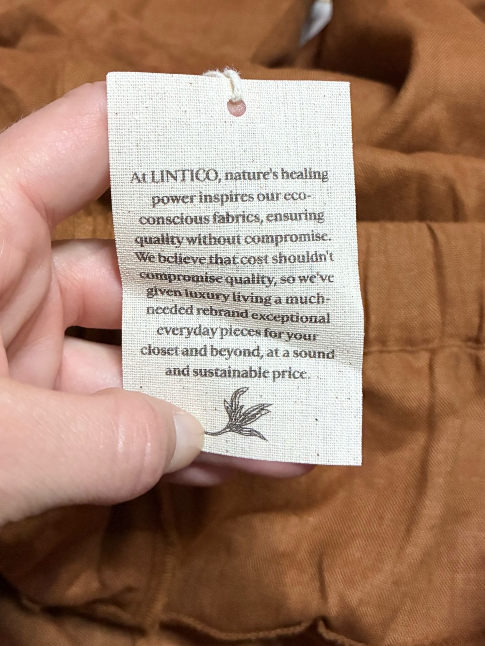 NEW. Lintico Linen Tapered Patricia Pants. NWT - Picture 6 of 8